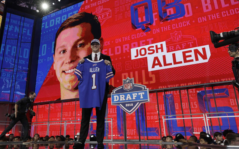 Josh Allen Drafted by the Buffalo Bills in First Round of NFL Draft