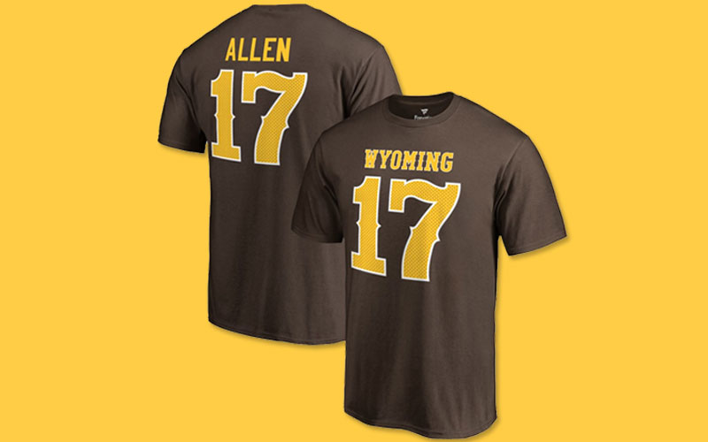 Josh_Allen_Wyoming_Jersey_T-Shirt